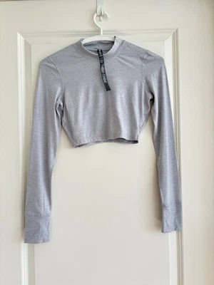 Camiseta para mujer Vuori de manga larga Lux platino gris jaspeado Athleisure XS Foto 1 de 4