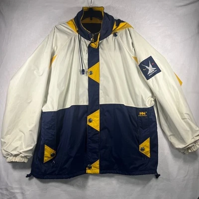 Винтажная мужская парусная куртка Helly Hansen Y2K опрятная - Изображение 1 из 4