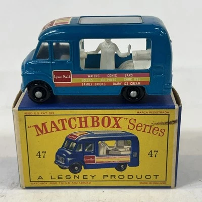 DE COLECCIÓN LESNEY MATCHBOX # 47 COMMER HELADO CANTIMPLORA METÁLICA - NUEVA EN CAJA COMO NUEVA Foto 1 de 4