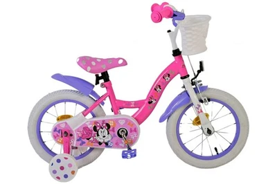 Volare Disney Minnie Cutest Ever! 14 Zoll Mädchenfahrrad in Rosa für Kinder - Bild 1 von 4