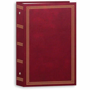 Pioneer STC-504 Pocket 3-Ring Binder Album, Burgundy | Holds 504 4x6" Photos - Picture 1 of 3