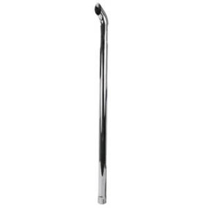 A-ZNL89020C Chrome Curved Exhaust Stack - Fits Universal Products - Picture 1 of 7