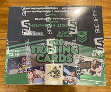 2020 Nrl TLA Rugby League Factory Sealed Box Of Trading Cards 36 Packs.