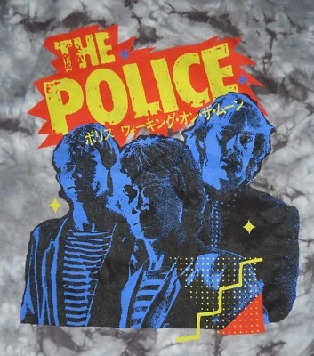 2017 Retro THE POLICE Japan Concert Tour (MED) T-Shirt STING COPELAND SUMMERS - Image 1 of 2