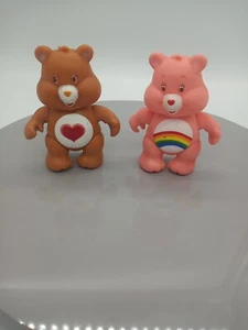 Care Bears 3,5" PVC Figuren Regenbogen Cheer Bear Tenderheart Bär beweglich - Bild 1 von 7
