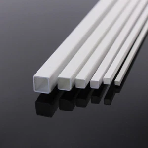 ABS02 36pcs Styrene ABS Square Tube Square Pipe Sections 500mm Architectural - Picture 1 of 5