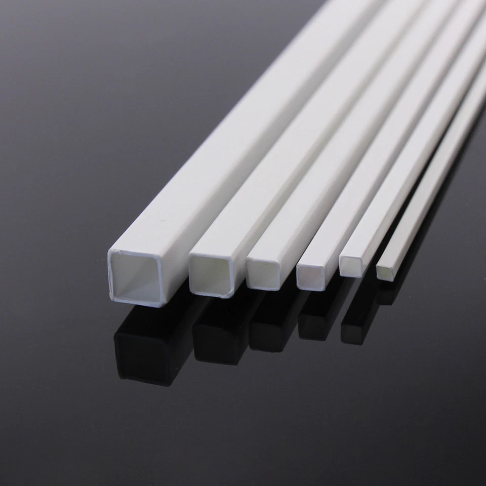 ABS02 36pcs Styrene ABS Square Tube Square Pipe Sections 500mm Architectural - Image 1 of 4