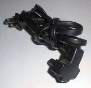 GENUINE DELL TWO PRONG POWER CORD 3 FOOT - Picture 1 of 2