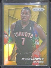 2014-15 Panini Prizm Basketball Gold Prizm #8 Kyle Lowry No 9 of 10