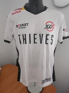 New Authentic Nations 100 Thieves 2019 Championship Jersey Mens Small Call Duty - Picture 1 of 16