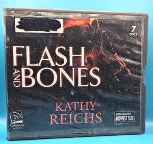 Flash and Bones by Kathy Reichs - Unabridged AudioBook on 7 CD Discs A1 - Imagen 1 de 2
