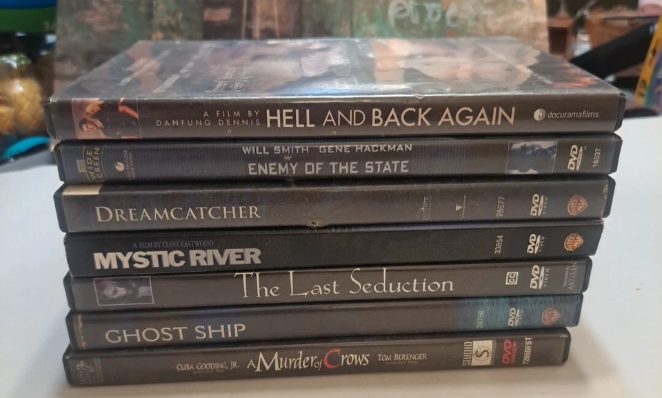 Action/Thriller Dvd Lot Of 7 Dvd's Enemy Of the State, Ghost Ship, Etc Foto 1 de 2