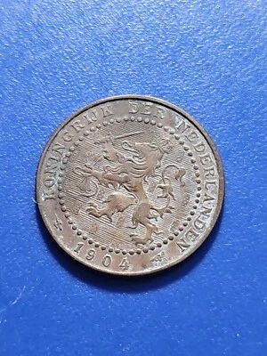 1904 Netherlands 1 cent  (KM.#132) - Image 1 of 2