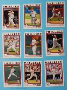 2004 Topps Philadelphia Phillies Team Set 33 Karten Serie 1 & 2 Jim Thome R Wolf - Bild 1 von 4