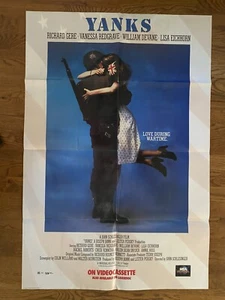Yanks Movie Poster- Richard Gere 39 x 27. Folded - Picture 1 of 1