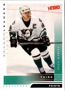 1999 Upper Deck Victory Paul Kariya #338 Anaheim Mighty Ducks