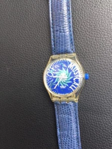 Swatch Tone In Blue Slk 100 1992 Vintage - Picture 1 of 5