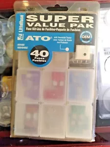 Littelfuse 094400 Fuse Super Value Pak with roadside tester 40 fuses in pak - Picture 1 of 7