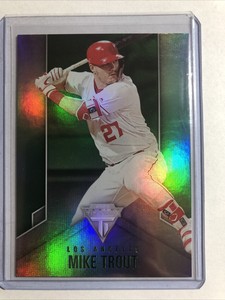 2020 Panini Chronicles - Titanium - Green #1 Mike Trout