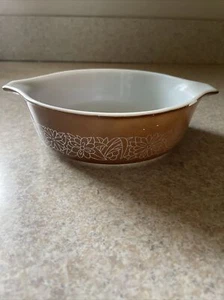 PYREX Woodland Brown Casseruola Ciotola n. 471-B 500 ml Corning USA Small Chip - Foto 1 di 7