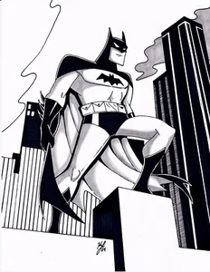 Batman The Animated Series Original Drawing-Batman - Picture 1 of 3