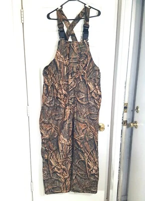 Gamehide 704 Insulated Hush Hide Mossyoak Camo Hunting Bib Mens Size Large - Image 1 of 4