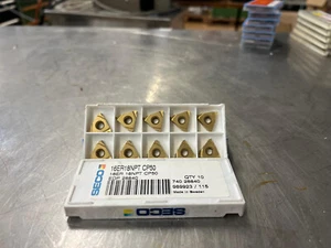 10x SECO Wendeschneidplatten 16ER18NPT CP 50 zum Gewindedrehen ,inkl. Mwst - Imagen 1 de 3