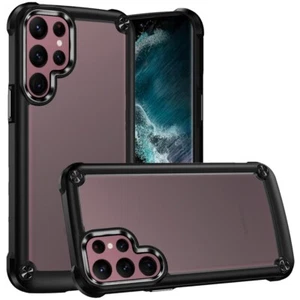 For Samsung S23 Plus Case Hybrid Cover with Metal Buttons and Raised Camera Lip - Picture 1 of 9