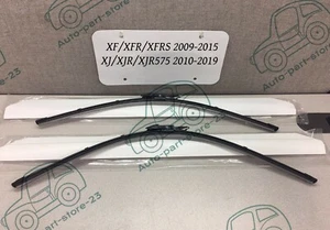GENUINE SET FRONT WINDSCREEN WIPER BLADES FOR JAGUAR XF XFR X250 XJ XJR X351 RHD - Picture 1 of 4