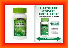 Kirkland Aller-Tec Cetirizine HCL 10 mg Antihistamine 365 Tablets 