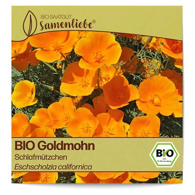BIO Mohnblumen Samen Schlafmützchen Blumen-Samen Saatgut Mohnblumensamen - Bild 1 von 4