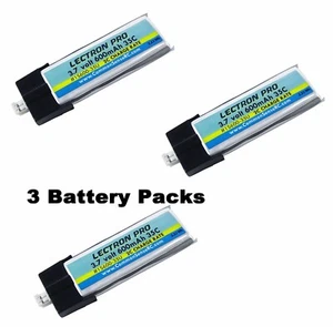 Lectron 1S600-35U 600mAh 1S 3,7V 25C LiPo (3er Pack) mit UMX: Blade Glimpse FPV - Bild 1 von 1