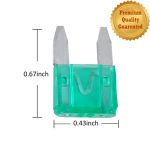 ALFA ROMEO CAR FUSE MINI BLADE SET "5 7.5 10 15 20 25 30 AMP" PREMIUM QUALITY 10 - Picture 1 of 3