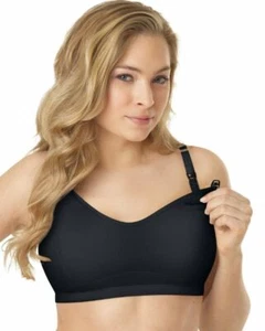 Playtex Nursing Low-Impact Wirefree Sports Bra US3010, Black, Small - Bild 1 von 8