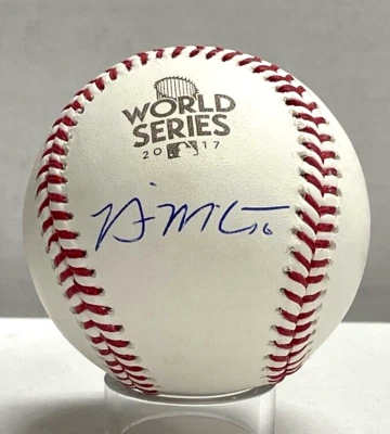 Brian McCann Signed 2017 World Series Official MLB Baseball Beckett D10260 - Image 1 of 3