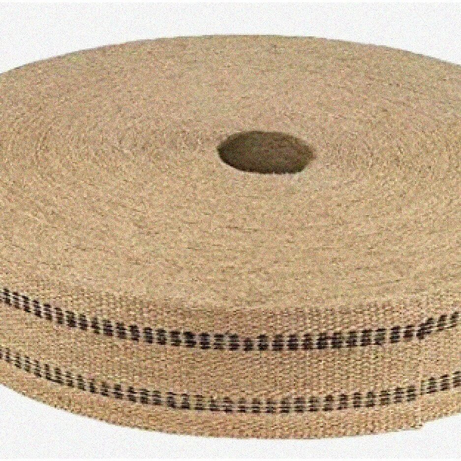 JuteWeb 72 - Natural Black Jute Webbing Roll for Decoration - Image 1 of 4