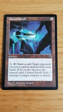 (mtg) Cursed Scroll from Tempest in EN. NM condition.