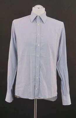 Tommy Hilfiger Premium Shirt Business Camicia S Bianco Blu a Quadri Manica Kent - Immagine 1 di 4