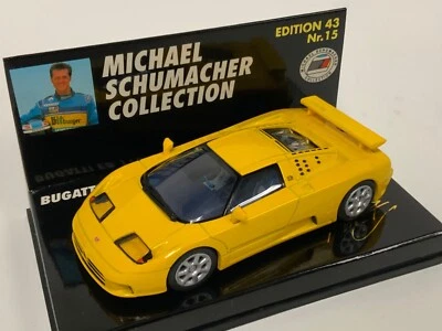 1/43 Minichamps Bugatti EB110 in Yellow fr Schumacher Collection 510430012 CS294 - Image 1 of 4