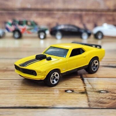 Mustang Mach 1 Hot Wheels 1998 primeras ediciones 1970 con capó agitador cuchara suelta* Foto 1 de 4