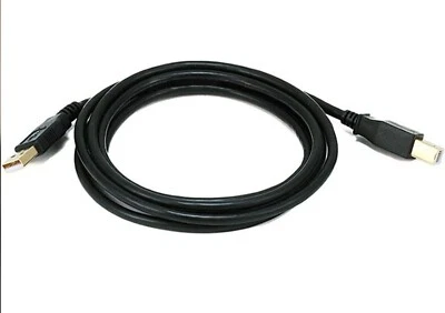 Monoprice 6-Feet USB 2.0 A Male to B Male 28/24AWG Cable (Gold Plated) - Image 1 of 3
