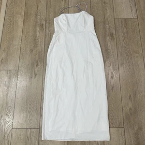 Anna October X J.Crew Etuikleid mit mehreren Trägern Elfenbein Größe 12 - Bild 1 von 12