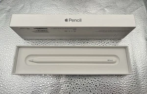 Apple Pencil 2. Generation Model A2051 Weiß Kabellos Lade Eingabestift Guter Zustand - Bild 1 von 6