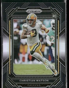 Panini Chronicles 2022 #PB-18 Christian Watson Prizm negro plata - Imagen 1 de 2