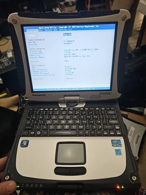 Panasonic Toughbook CF-19, i5-2520m @ 2,5 GHz, 8 GB de RAM, SIN HD/caddy 1520 horas Foto 1 de 4