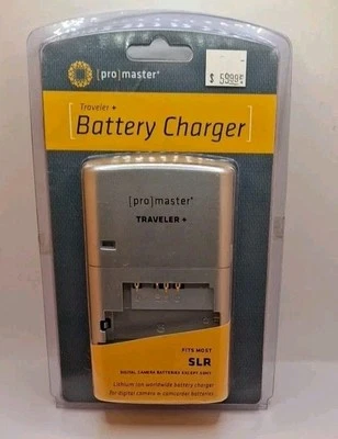 Cargador de batería Promaster Traveler universal se adapta a la mayoría de SLR compacto #8726 nuevo Foto 1 de 3