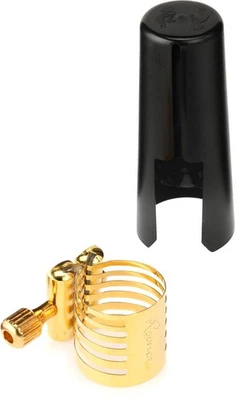 Ligadura de oro platino Rovner para boquilla de saxofón alto - PG-1RL Foto 1 de 4