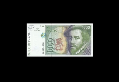 12.10.1992 BANCO DE ESPAÑA 1000 PESETAS **MADRID** "G" ((GEMA SIN CIRCULAR)) Foto 1 de 3