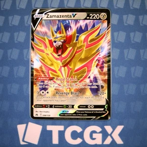 Pokemon - Zamazenta V - 098/159 - SWSH: Crown Zenith - Holo - Ultra Rare NM - Picture 1 of 1