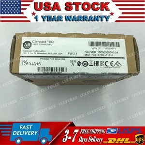 New  AB 1769-IA16 CompactLogix 16 Pt 120VAC D/I Module 1769IA16 US Free Tax - Picture 1 of 5